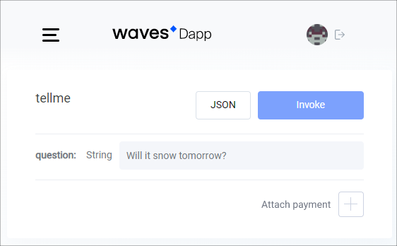 Waves Dapp UI